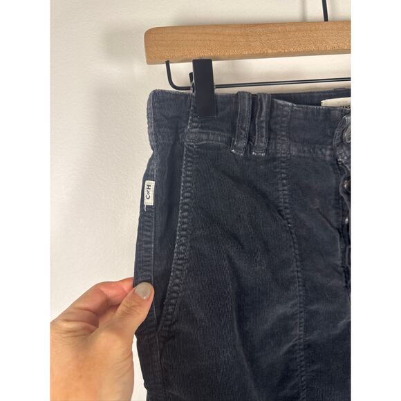Citizens of Humanity Angi Corduroy Utility Jogger Pants in Black, Size 25 - Picture 4 of 7